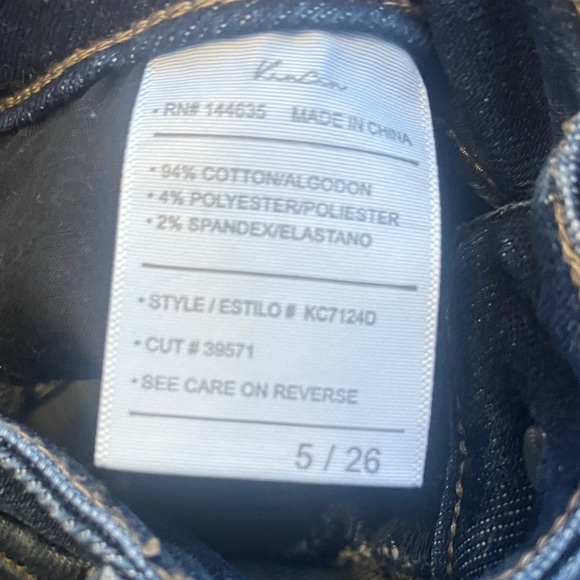 KanCan Deep Indigo Wide-Leg Jeans Women’s Size 26 - Picture 4 of 9